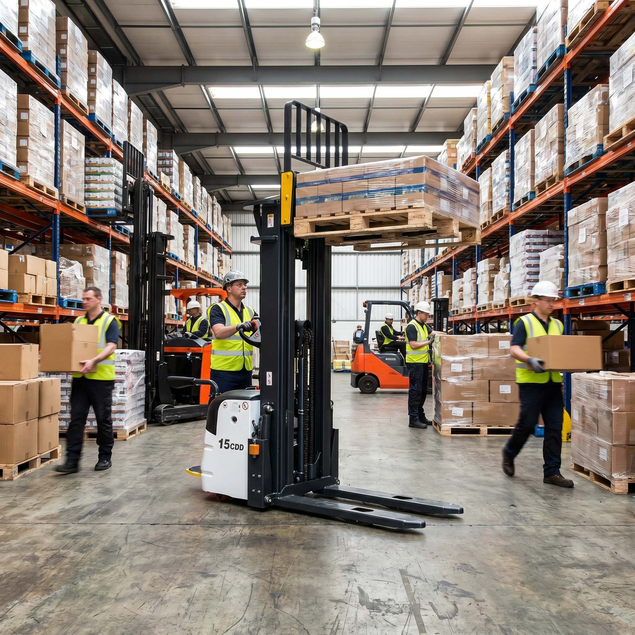 Electric Stacker CDD15 - 1.5 Ton Li-ion - Image 4