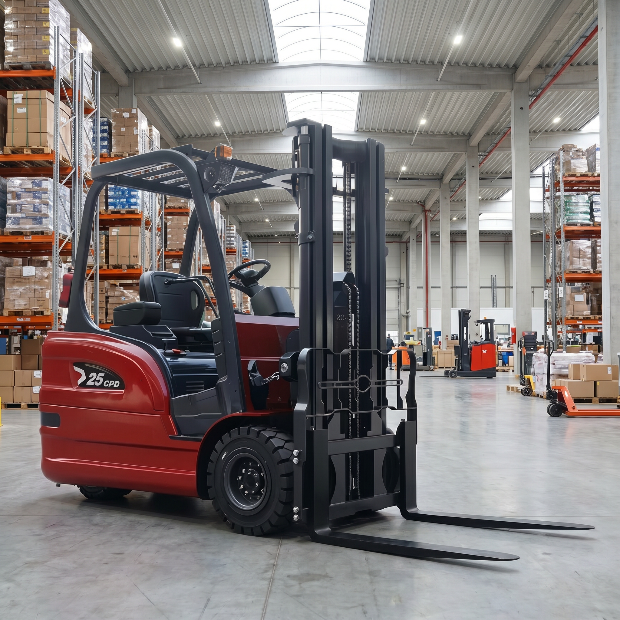 3-Wheel Electric Forklift CPDS25 - 2.5 Ton Li-ion - Image 3