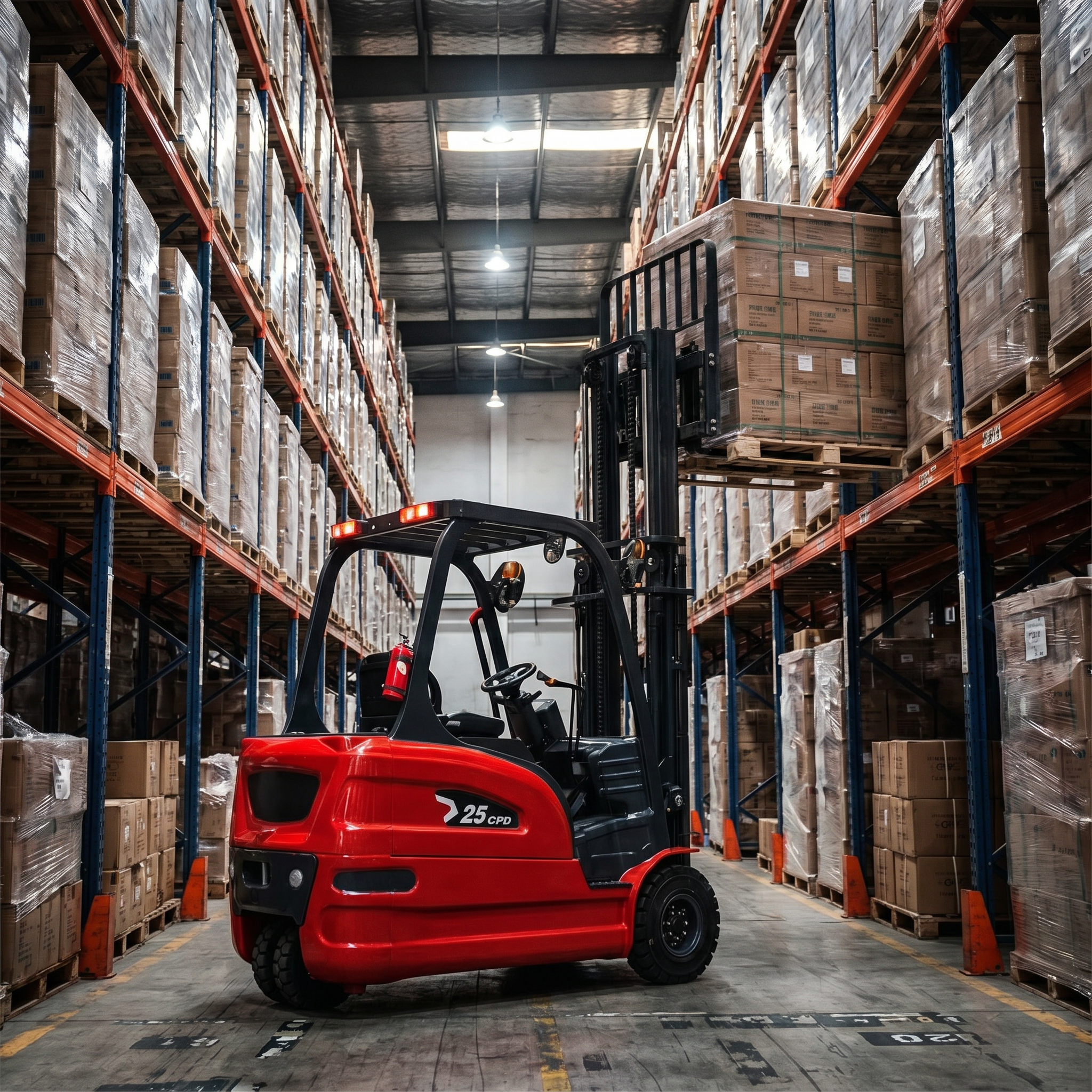 3-Wheel Electric Forklift CPDS25 - 2.5 Ton Li-ion - Image 4