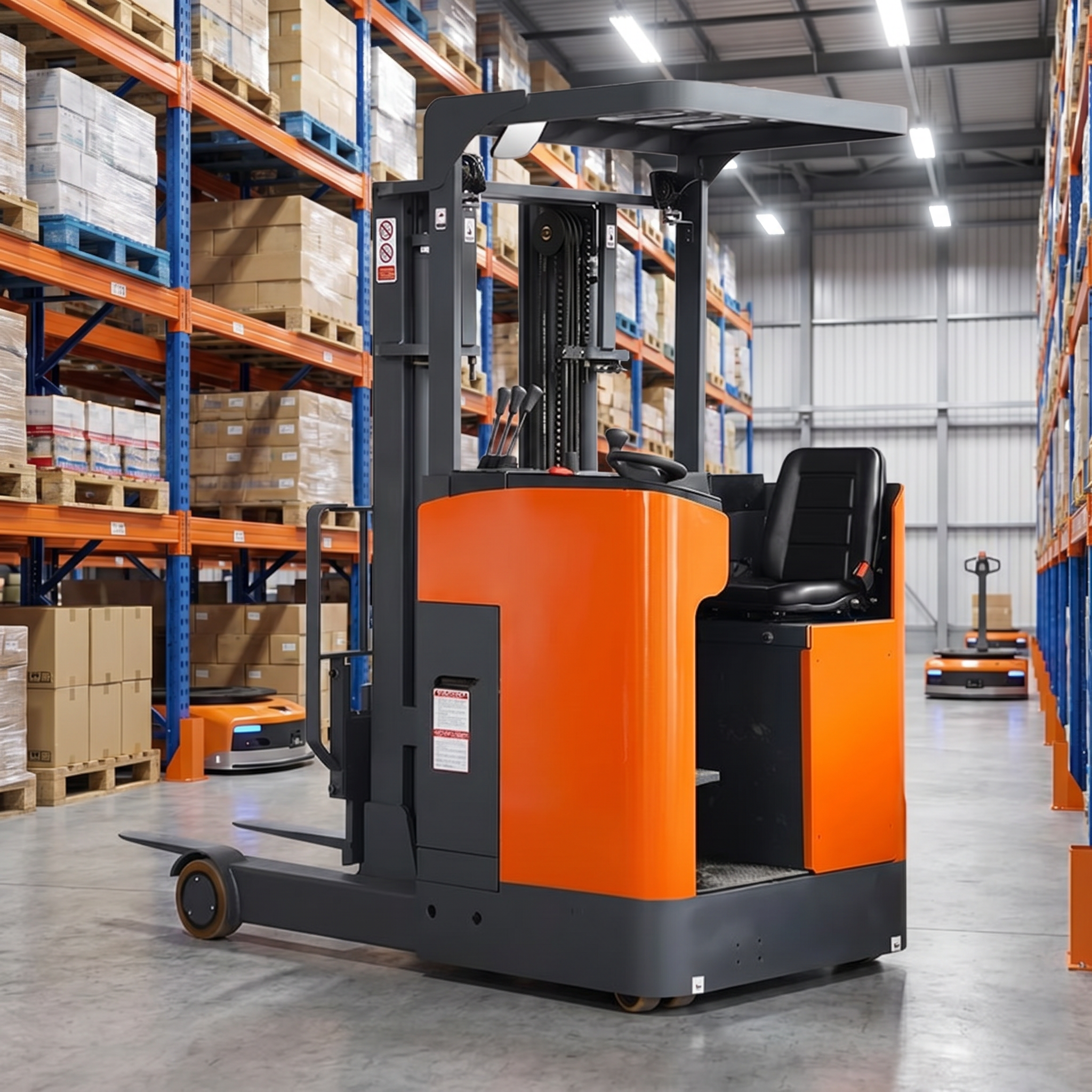 CQDE20 2.0 Ton Li-ion Electric Reach Truck - FD Forklift | Premium Material Handling - Image 2